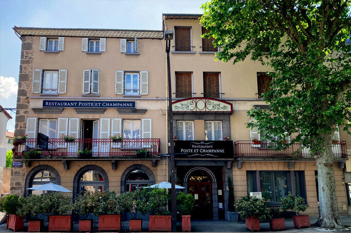 Restaurant Poste et Champanne in Brioude